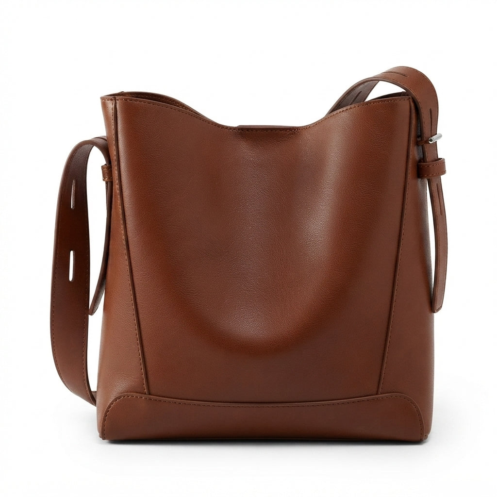 Bolso de Hombro para Mujer de Piel Sintética, Gran Capacidad, Impermeable, Modelo Belle