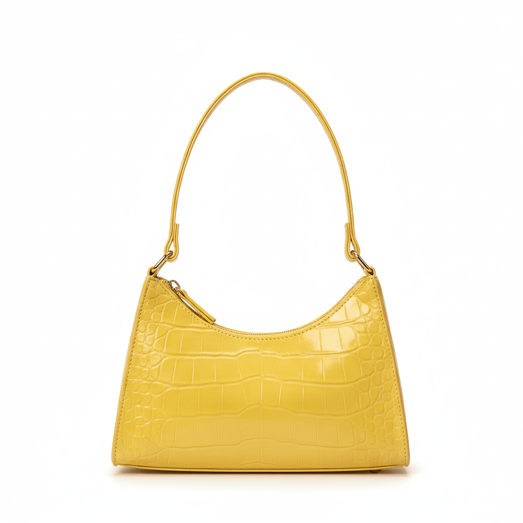 Bolso de Hombro para Mujer con Textura de Cocodrilo Modelo Rouge