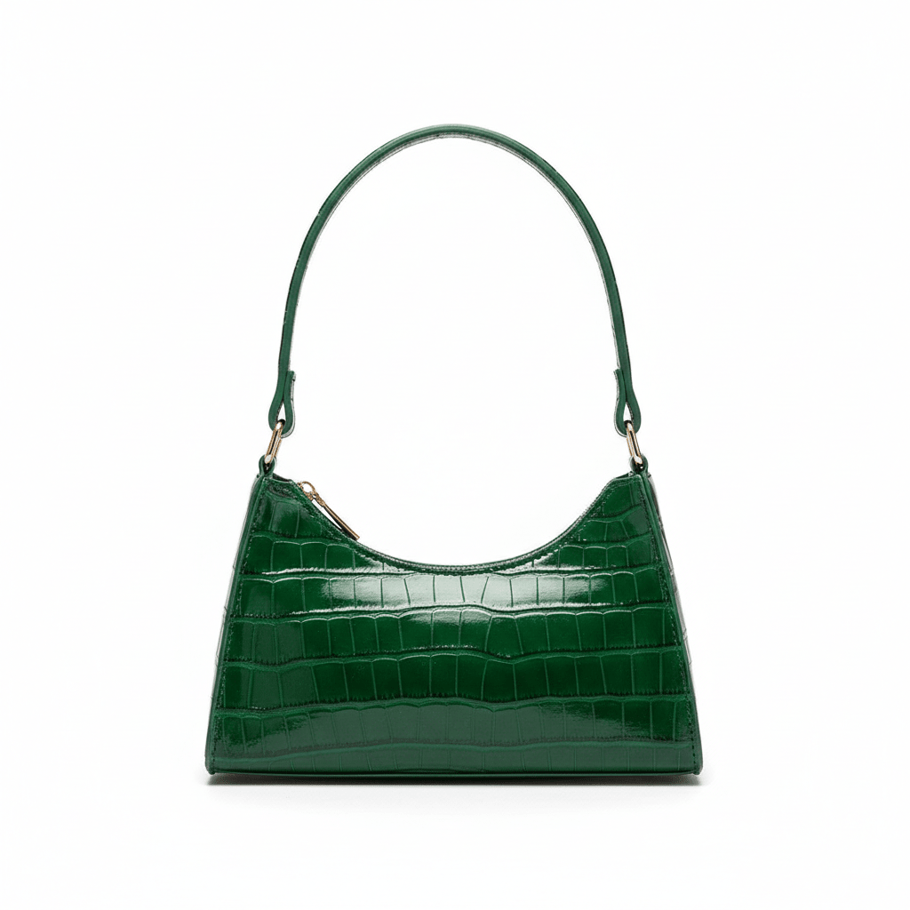 Bolso de Hombro para Mujer con Textura de Cocodrilo Modelo Rouge